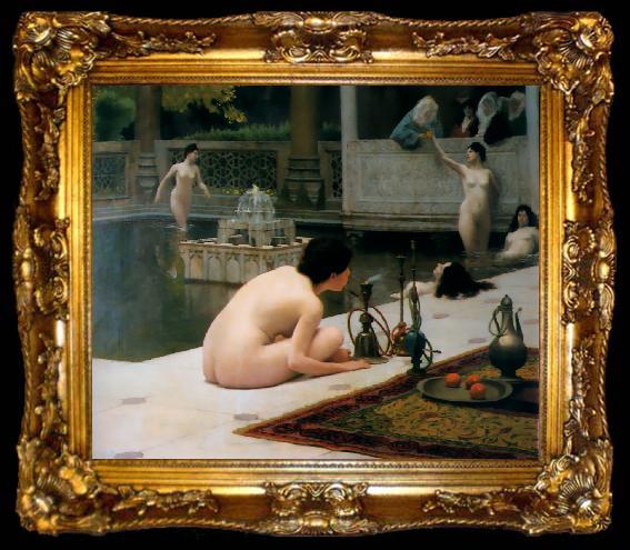 framed  Jean Leon Gerome Moorish Bath 8, ta009-2